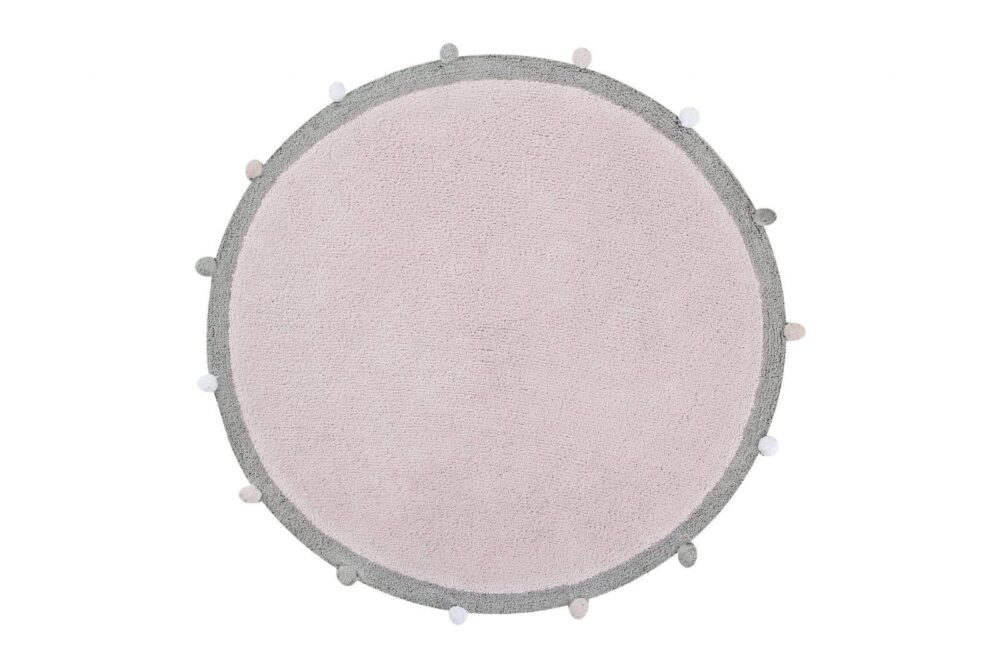 Rug Bubbly Soft Pink Ø 120 Cm