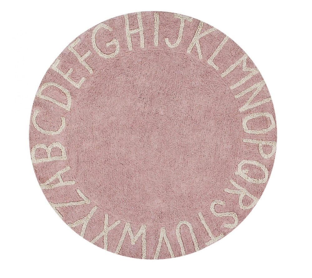 Rug Lorena Canals Round ABC Vintage Nude-Natural Ø150