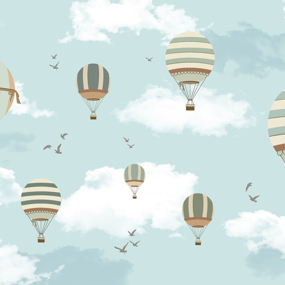 Blue balloons