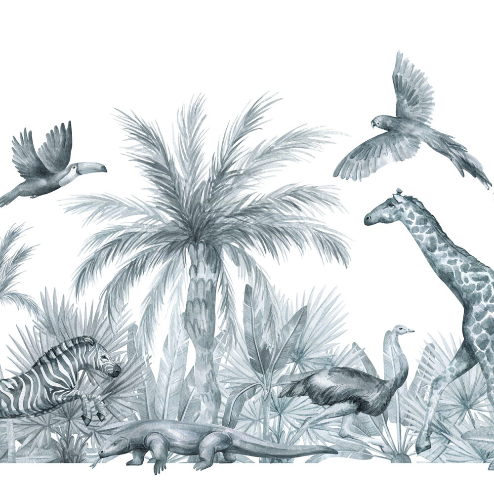 Black and white jungle