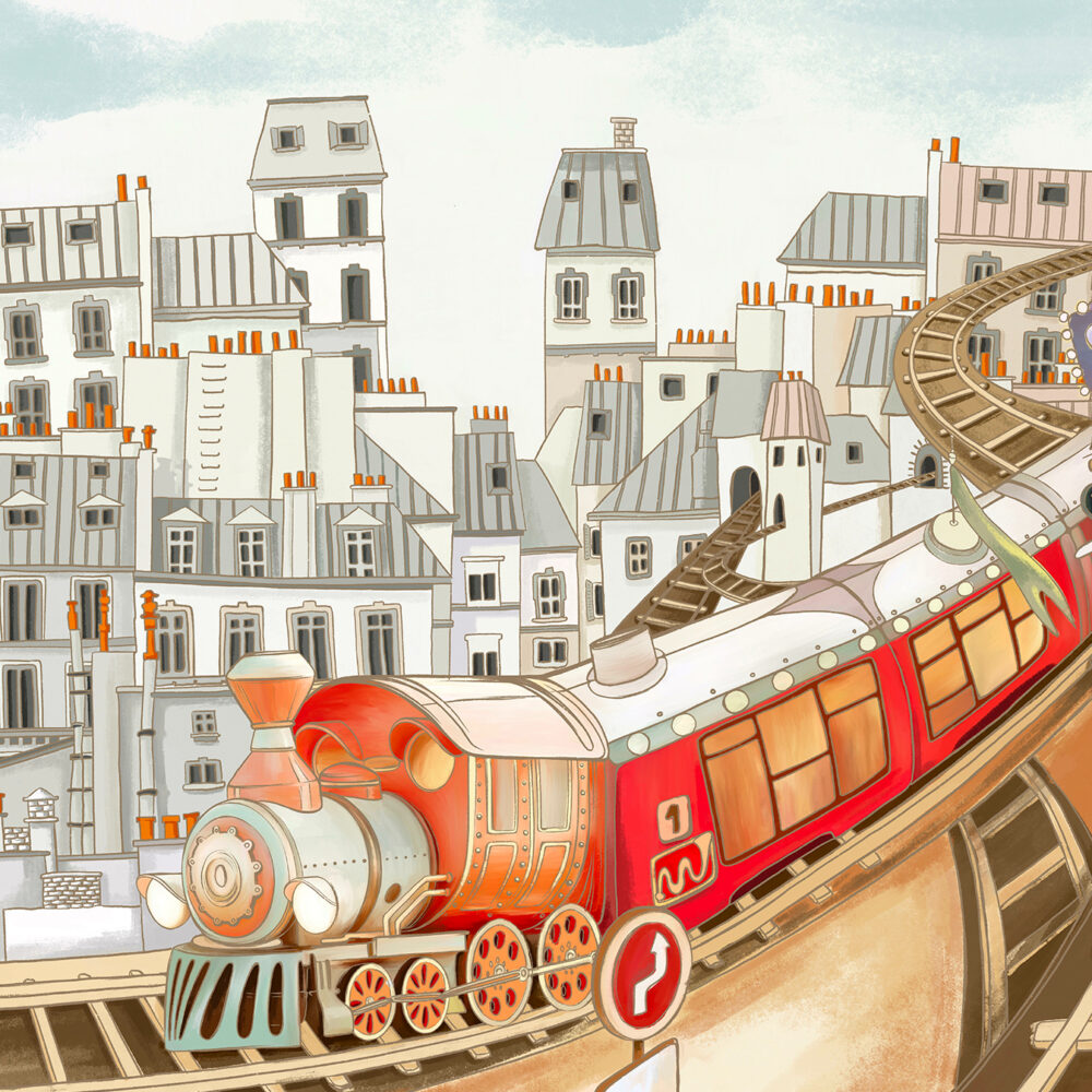 Red train