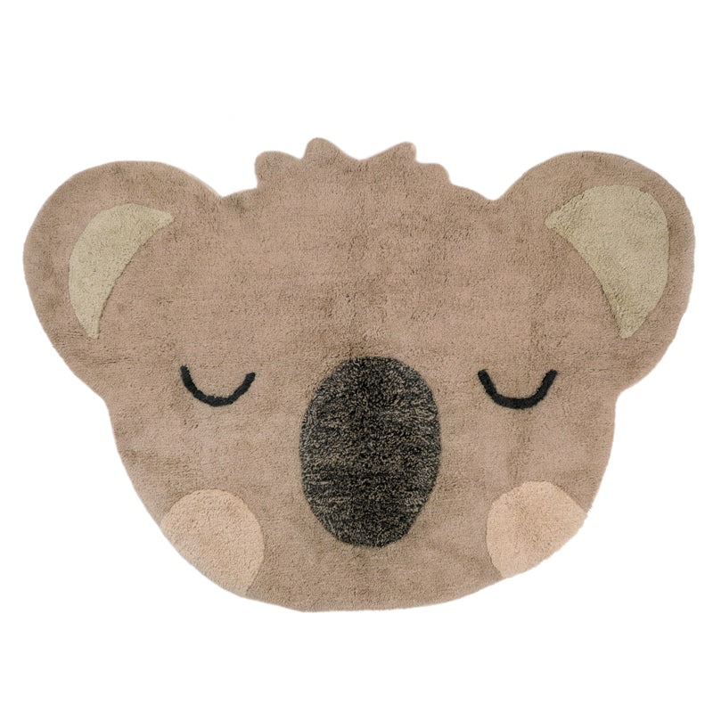 LITTLE OLSEN Koala Cotton Children's Rug 80x120 cm